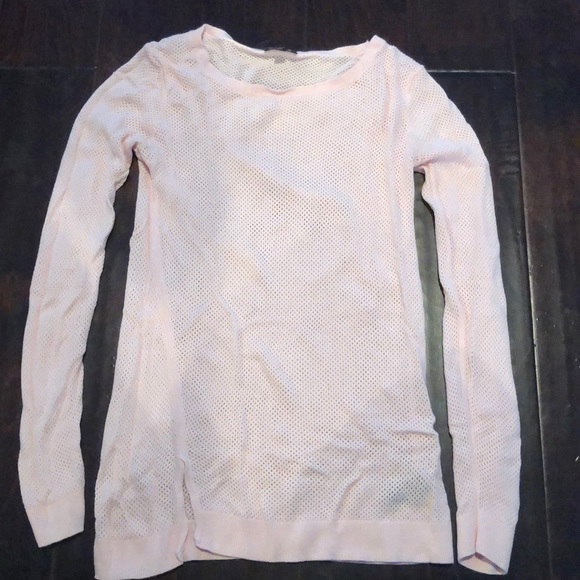 Light Pink Fishnet Sweater - Picture 3 of 4